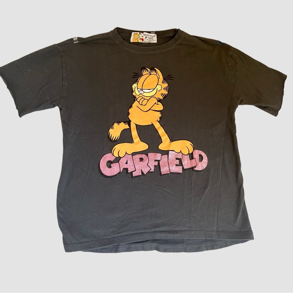 Garfield and Odie t-shirt - Size adult small - Graphic on both sides